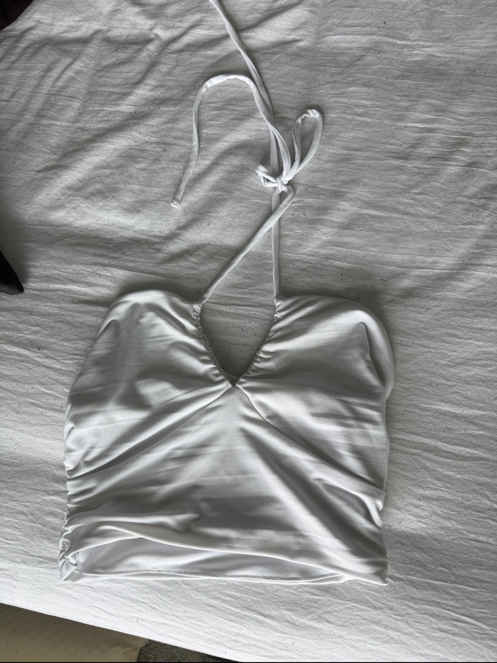 Abercrombie White Tank Top